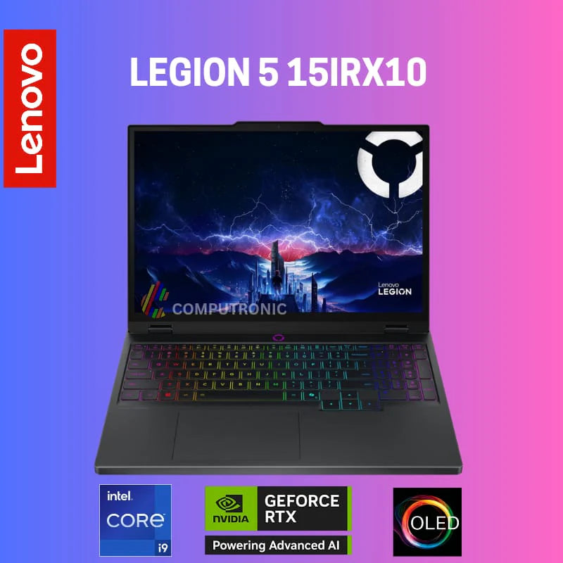 LENOVO LEGION 5 15IRX10- 83LY0078PS | Intel Core i7 14700HX, 32GB RAM, 1TB SSD, 15.1 LENOVO LEGION 5 15IRX10- 83LY0078PS | Intel Core i7 14700HX, 32GB RAM, 1TB SSD, 15.1